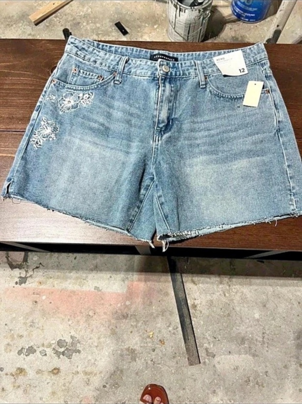 Aeropostale Denim Jean Shorts in Blue Size 12